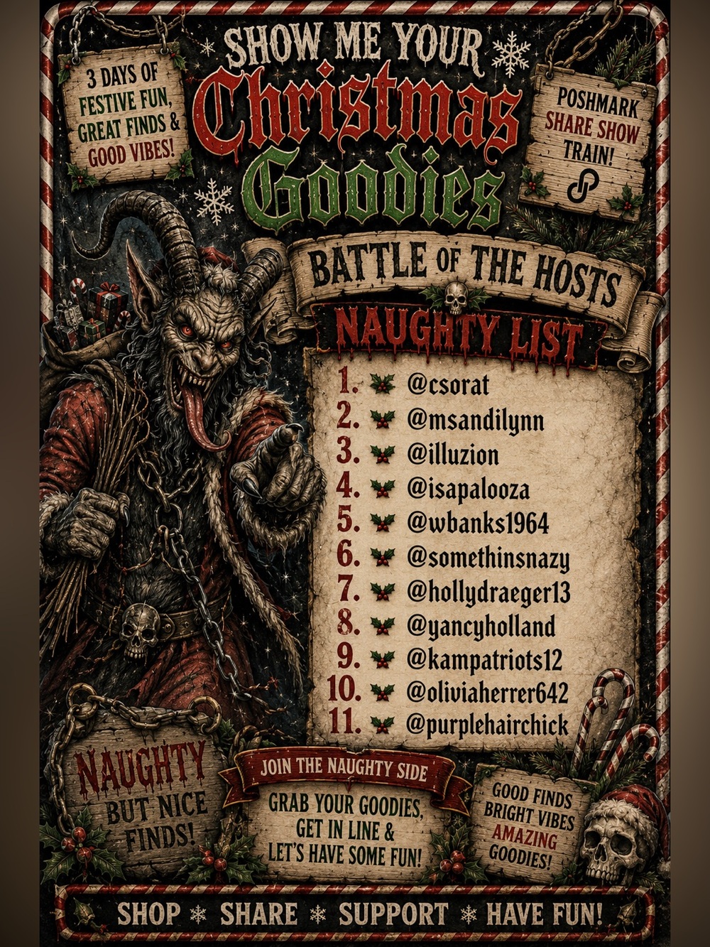 The Naughty List Train